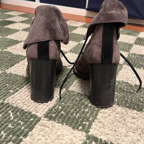 Reed Krakoff Cap Toe Suede Boots - Picture 5 of 8